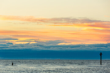 coastal evening summer sunset sky  © Kathleen