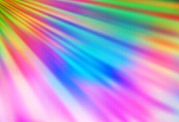Light Multicolor, Rainbow vector layout with flat lines.