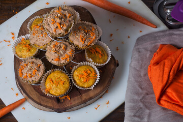 Carrot cupcakes