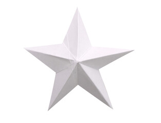Obraz premium A white paper star