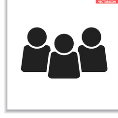 Human  vector icon , lorem ipsum Flat design