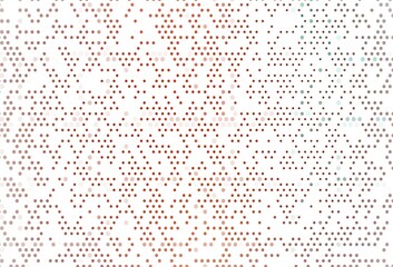 Light Red vector template with circles.