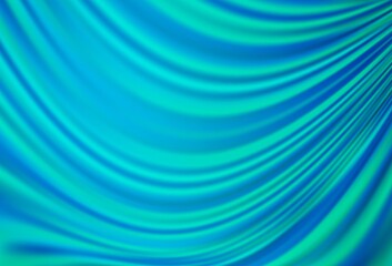 Light BLUE vector template with bent lines.