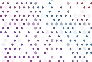 Light Blue, Red vector background with bubbles.