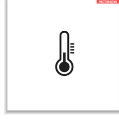 Thermometer  vector icon , lorem ipsum Flat design