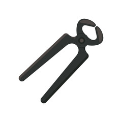 slip joint pliers tool flat style icon