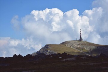 relay for media transmission on top of the mountain