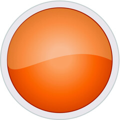orange glossy button