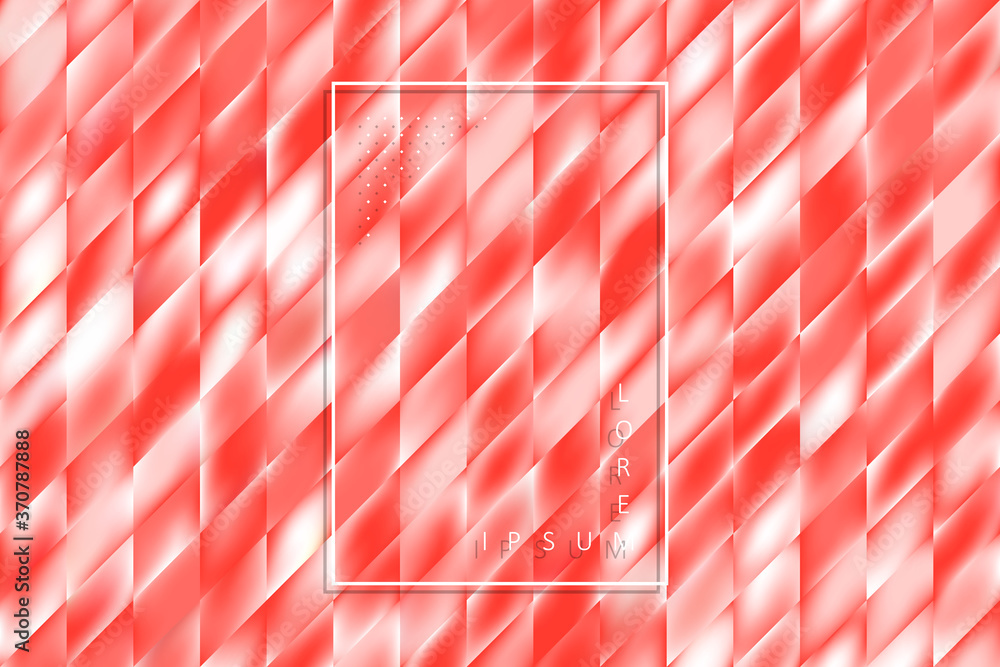 Poster abstract mosaic with unique blurred gradient. modern colorful background with geometric repeated sha