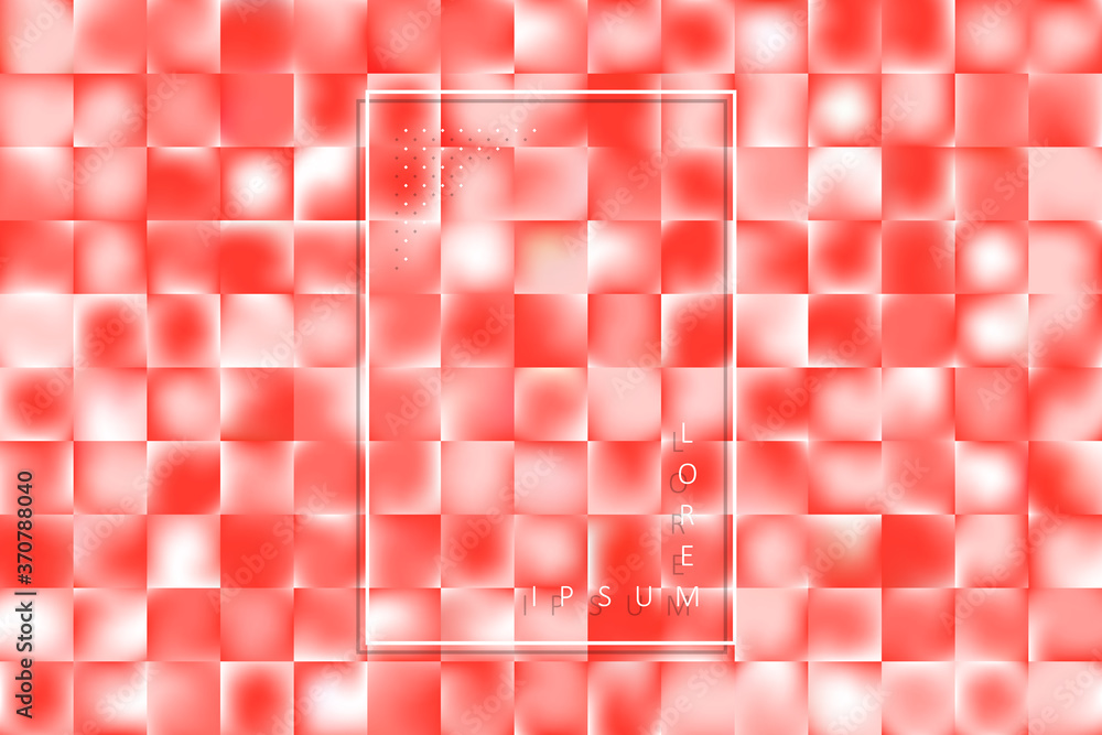 Aufkleber abstract mosaic with unique blurred gradient. modern colorful background with geometric repeated sha