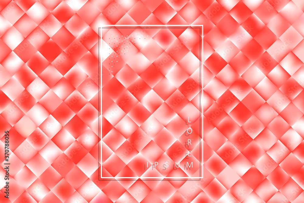 Aufkleber abstract mosaic with unique blurred gradient. modern colorful background with geometric repeated sha