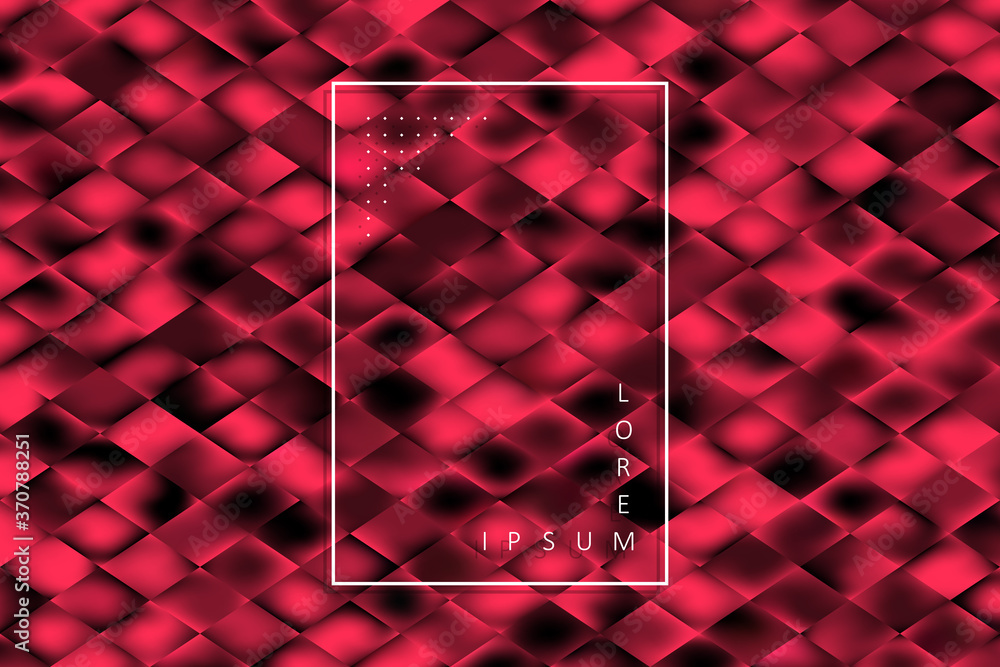 Aufkleber abstract mosaic with unique blurred gradient. modern colorful background with geometric repeated sha