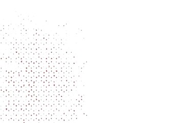 Light Pink vector template with isolated letters.