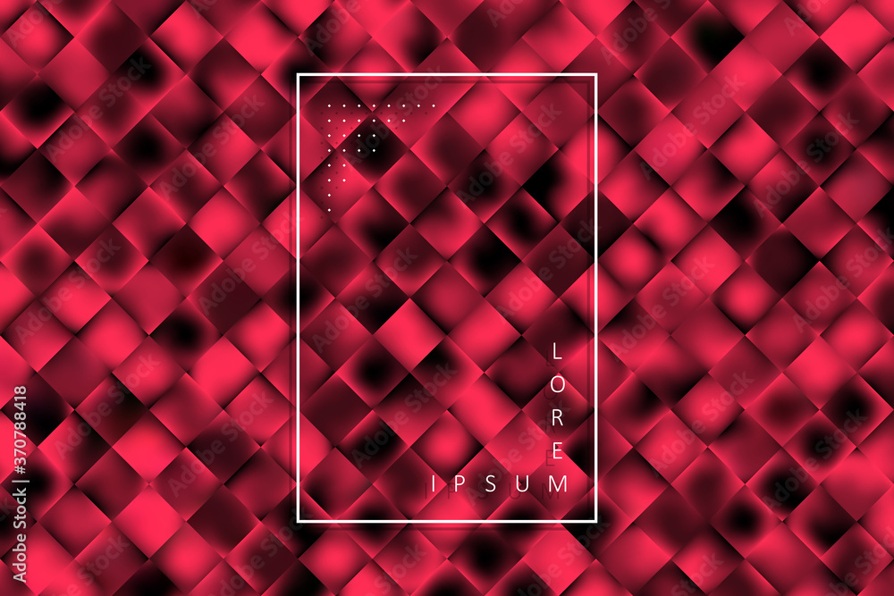 Aufkleber abstract mosaic with unique blurred gradient. modern colorful background with geometric repeated sha