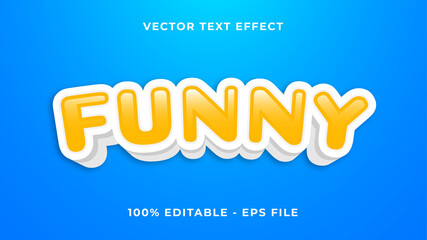 Funny text effect