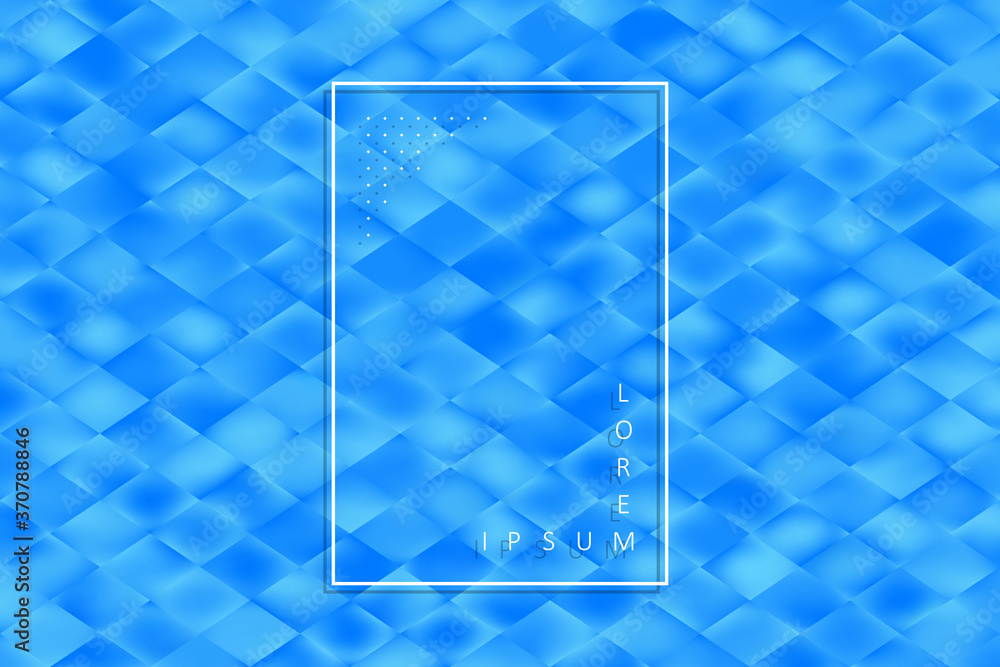 Aufkleber abstract mosaic with unique blurred gradient. modern colorful background with geometric repeated sha