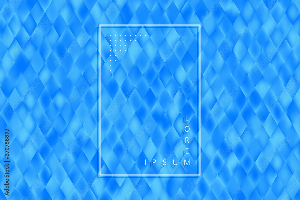 Aufkleber abstract mosaic with unique blurred gradient. modern colorful background with geometric repeated sha