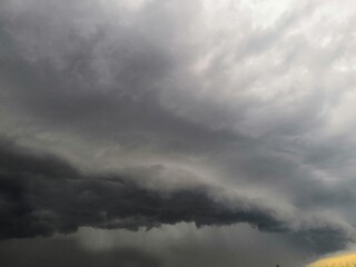 Obraz premium storm clouds timelapse