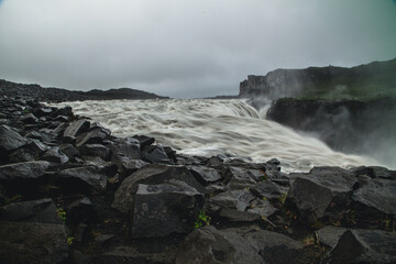 Dettifoss Waterfall in the North of Iceland