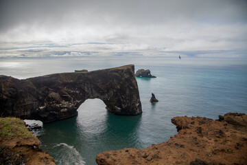 Fototapeta premium Gatklettur in the Snaefellsness Peninsula in Iceland
