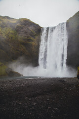 Skógafoss Waterfall on the South Coast of Iceland