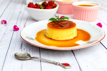Custard creme caramel
