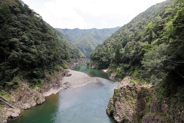 Fototapeta na wymiar 吉野熊野国立公園　瀞峡