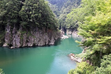 Fototapeta na wymiar 吉野熊野国立公園　瀞峡