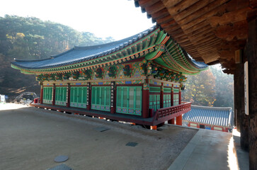 Obraz premium South Korea Gimyongsa Buddhist Temple