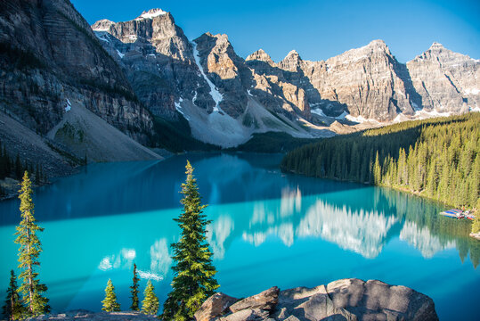 Lake Moraine Sunrise