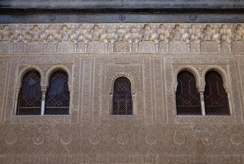 GRANADA - MARVELOUS ALHAMBRA MOORISH ENGRAVING.