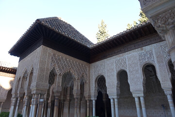 GRANADA - MARVELOUS ALHAMBRA MOORISH ENGRAVING.