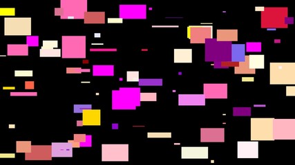 Abstract red pink violet yellow squares illustration background