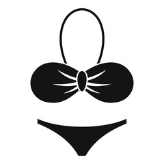 Sexy swimsuit icon. Simple illustration of sexy swimsuit vector icon for web design isolated on white background