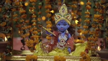 India festival Celebrate Lord Krishna’s birth with special sweets, wishes and jhula designs . 