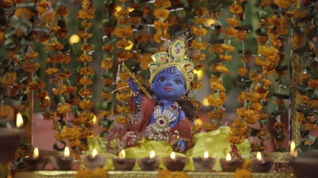 India festival Celebrate Lord Krishna&rsquo;s birth with special sweets, wishes and jhula designs . 