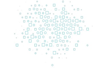 Light Blue, Green vector template with spots, rectangles.