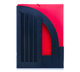 folder paper tray on white background isolation