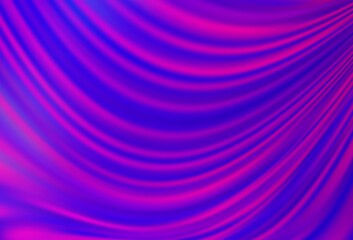 Fototapeta premium Light Purple vector pattern with lava shapes.