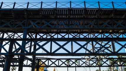 Steel bridge construction