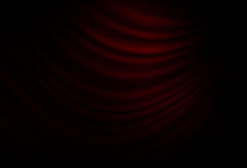 Fototapeta premium Dark Red vector template with lines, ovals.
