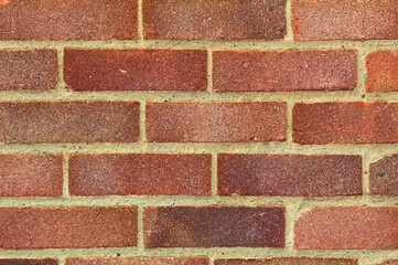 red brick wall