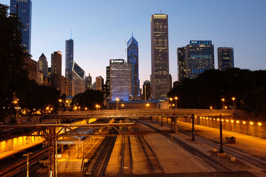 Chicago rail station