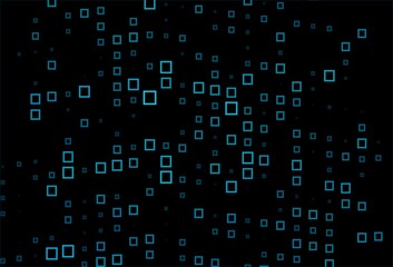 Dark BLUE vector template with rhombus.