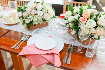 Dinner set up