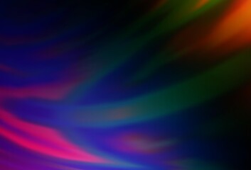 Obraz premium Dark Multicolor, Rainbow vector abstract bright texture.