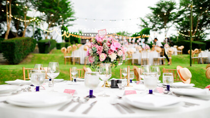 Dinner set up