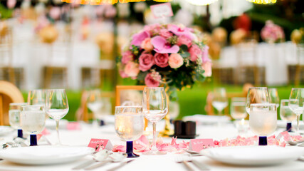 Dinner set up
