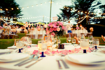 Dinner set up