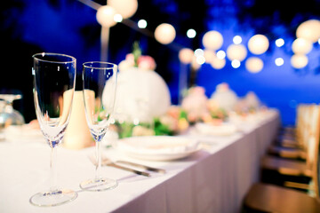 Dinner set up